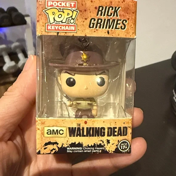 NIB Funko Walking Dead Pocket Pop Keychains - Rick Grimes and Daryl Dixon - Picture 2 of 3